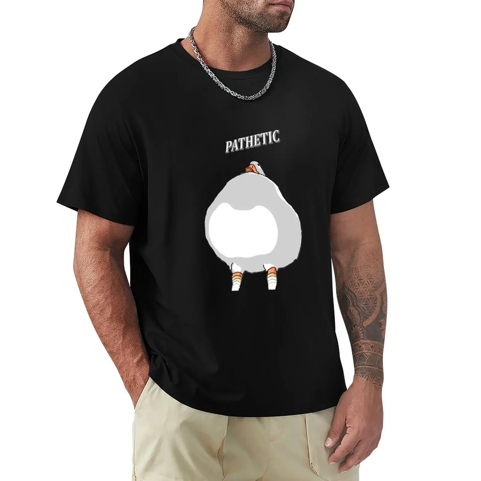 

Duck Judges as Pathetic Dark T-Shirt Short sleeve T-shirt short summer tops T-shirt men