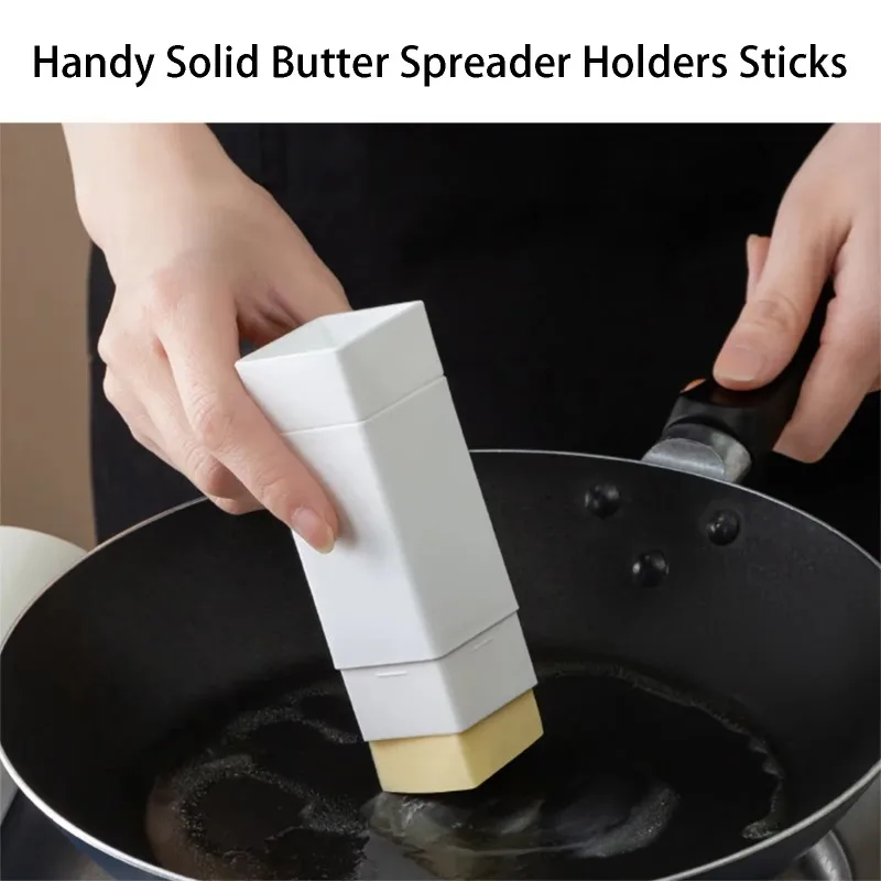 Butter spreader holder Handy Solid Butter spreader holders Sticks Plastic storage box Small kitchen baking tools Container Cheese keeper case 1PC