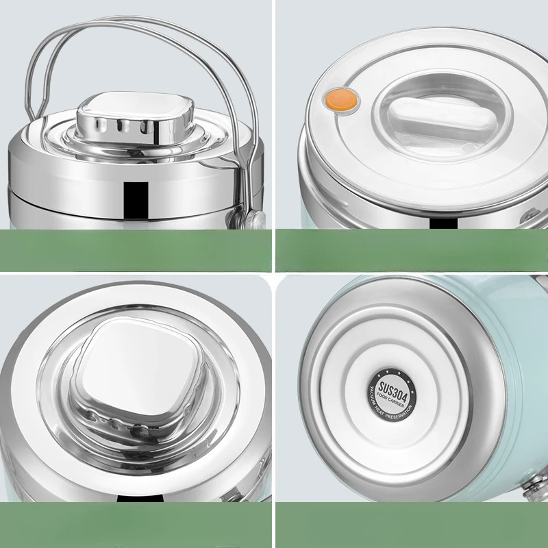 Thermal Insulated Lunch Box Portable Rice Noddle Container Leakproof Box(single 2 thumbnail image
