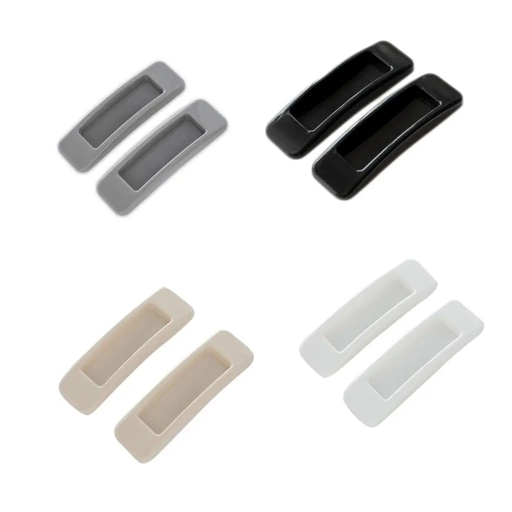 4 Pairs Punching Free Plastic Door Knob Strong Adhesive Kitchen Window Sliding Door Handle