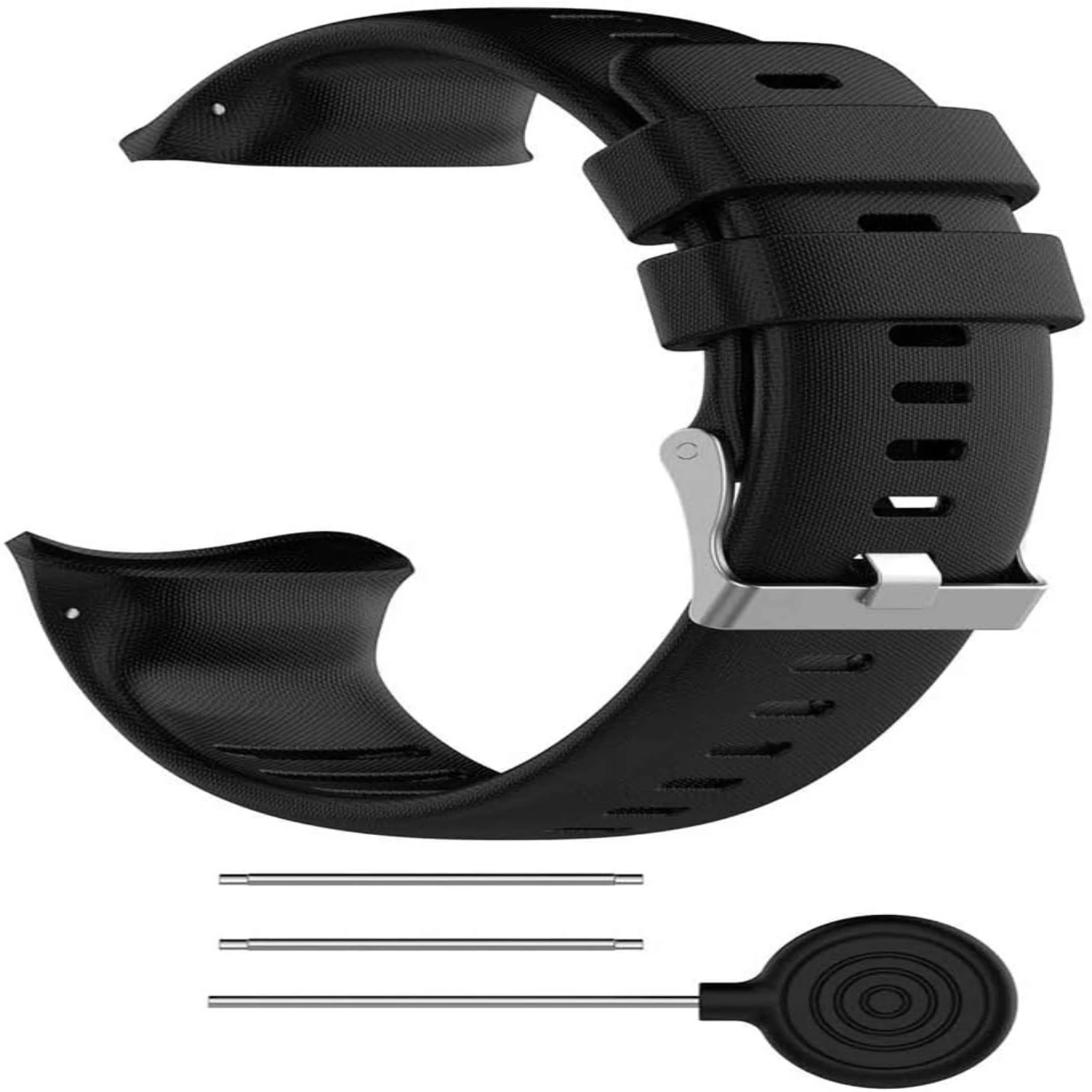 Comfortable, Premium, and Stylish High-Quality Silicone Replacement Wrist Band for Polar Vantage V-Adjustable Fit for All-Day