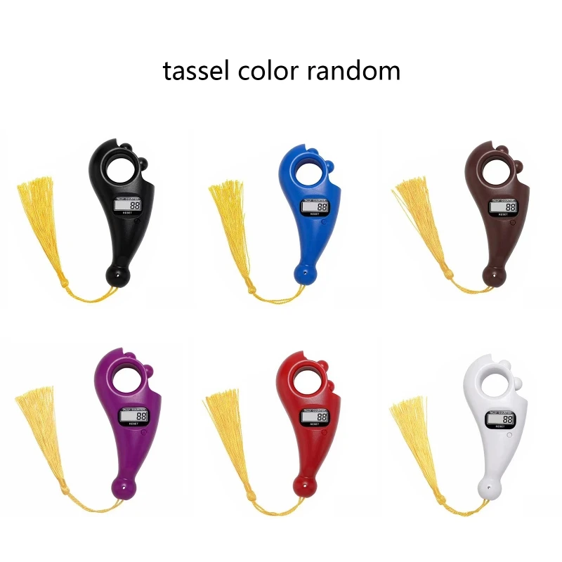 Y1UB 디지털 Tasbih 휴대용 디지털 비즈 카운터 기도 명상 휴식 기도 이슬람을 위한 카운터 장난감