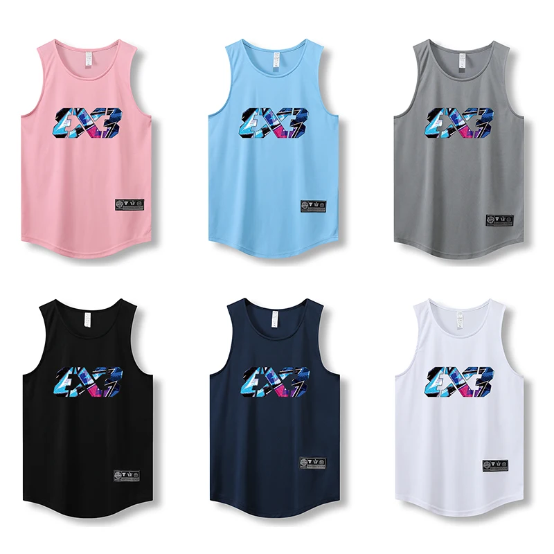 Polyester basketball jersey top quick dry basketball uniform mesh breathable sport training shirt for men basketball jerseys men sport tees