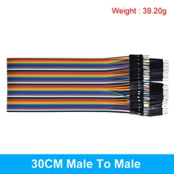Versatile 40 - Pin Assorted Length Jumper Wire Set - 1PACK (30CM male to male)