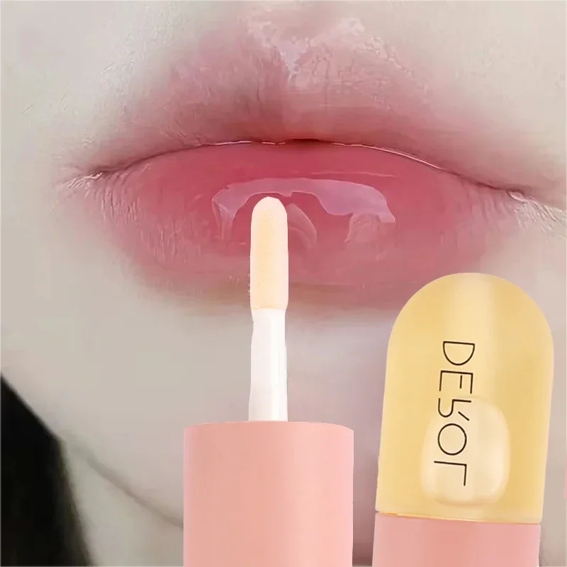 

Instant Volumising Lip Gloss Repairing Reduce Lip Fine Lines Mask Long Lasting Transparent Moisturizing Care Lip Oil Enhancer