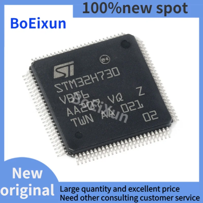 

1~50PCS STM32H730VBT6 STM32H730 LQFP-100 Microcontroller Chip IC Integrated Circuit Brand New Original Free Shipping