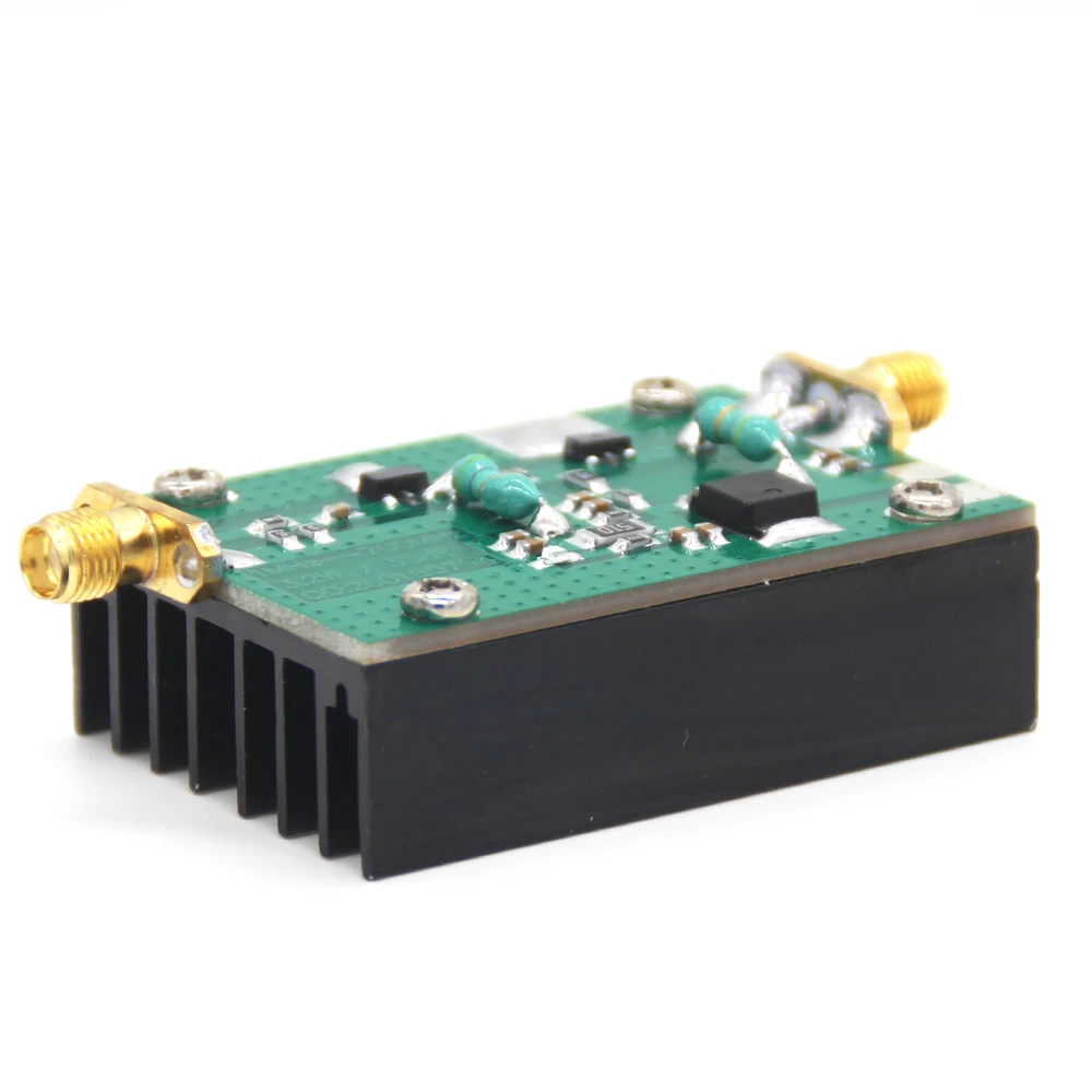 35db 1MHz-700MHZ RF Power Amplifier 3.2W HF VHF UHF FM Transmitter +15V DC freeshipping blf574 hf vhf power ldmos transistor components