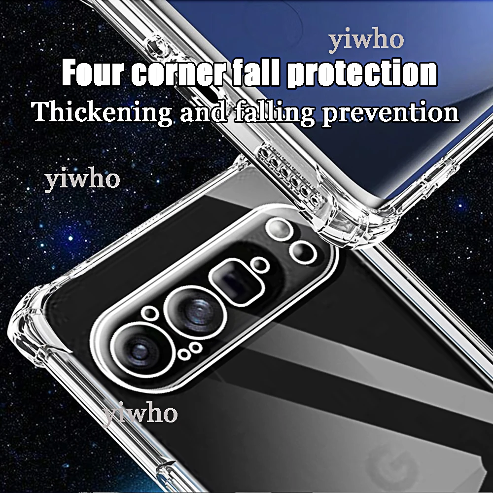 Crystal Clear Protective Back Cover - Premium Soft TPU Transparent Phone Case