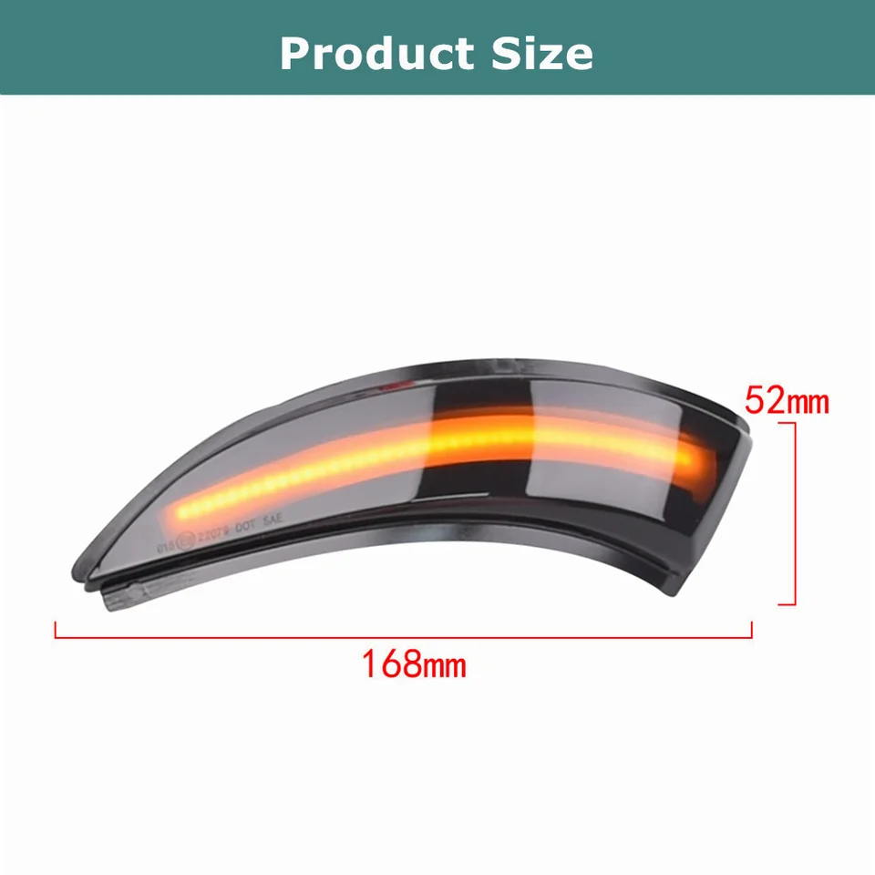 Indicatore Direzione Dinamico LED Per Specchietto Retrovisore - Compatibile Con Renault Captur, Clio IV, Zoe 2012-2019 - Foto 5