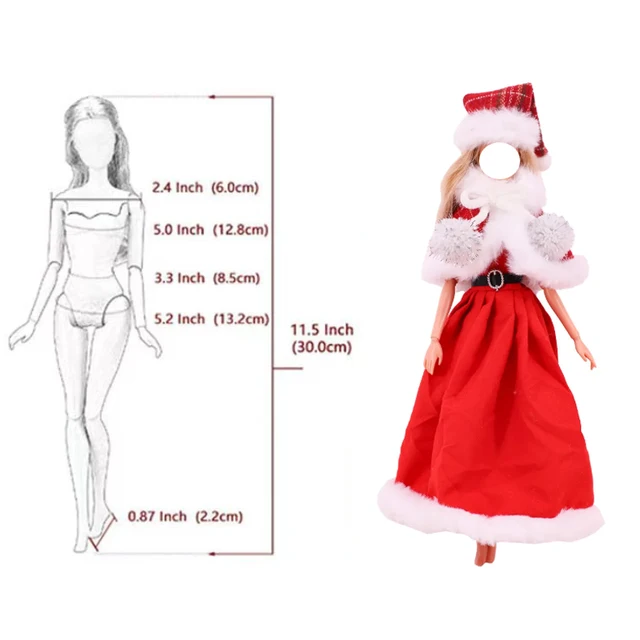 Juguetes Vestidos Para MuÃ±ecas De Navidad Trajes De Navidad Para