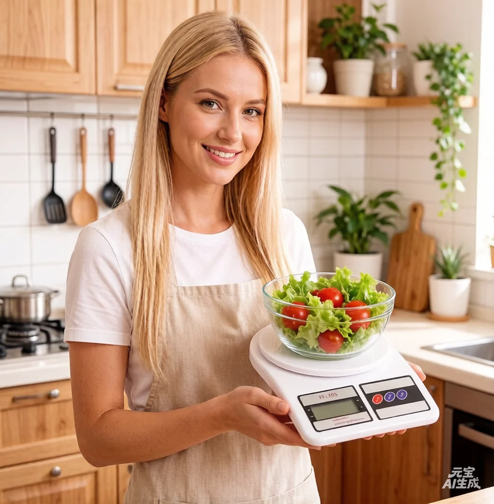Smart Digital Kitchen Scale Electronic Food Weighing SF-400 10KG/1g LCD Display White Accessories for Cooking And Baking