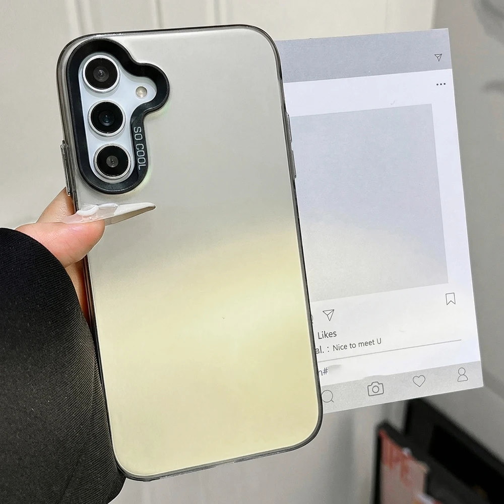 Elegant Silver IMD Hard Cover - Premium Luxury Phone Case