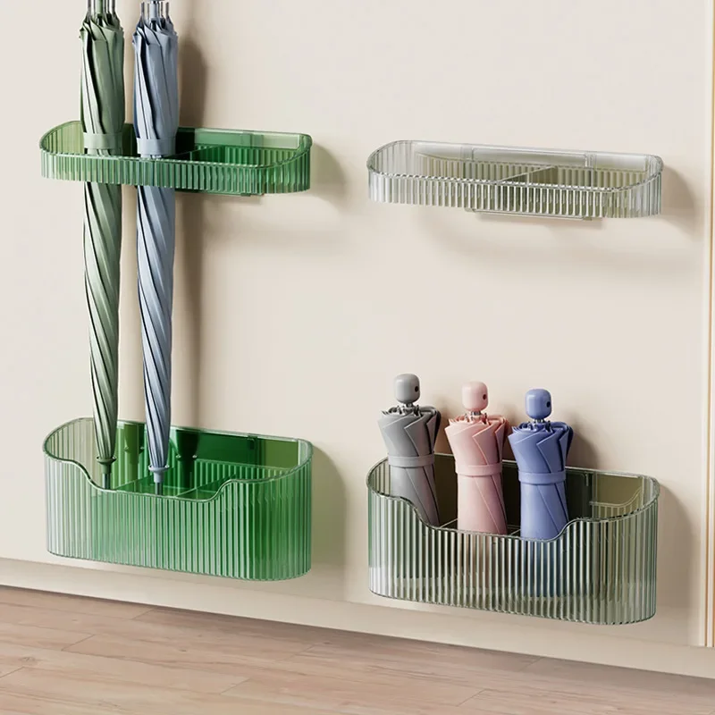 

1pcs Hanging Umbrella Drain Storage Rack, Wall Mounted Umbrella Drain Rack, Household Space Saving Storage For Entryway