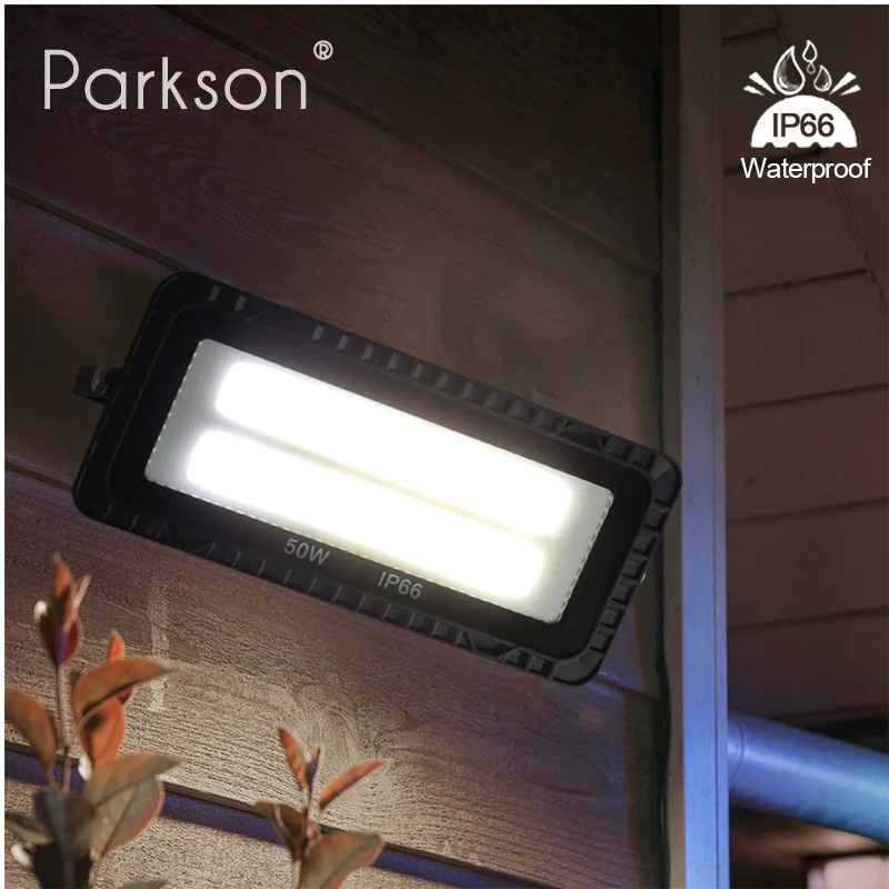 LED Flood Light 50W 100W 200W AC 220V IP66 Waterproof led flood light Lamp Garden Outdoor Lighting Projector Landscape Spotlight Wall FloodLight