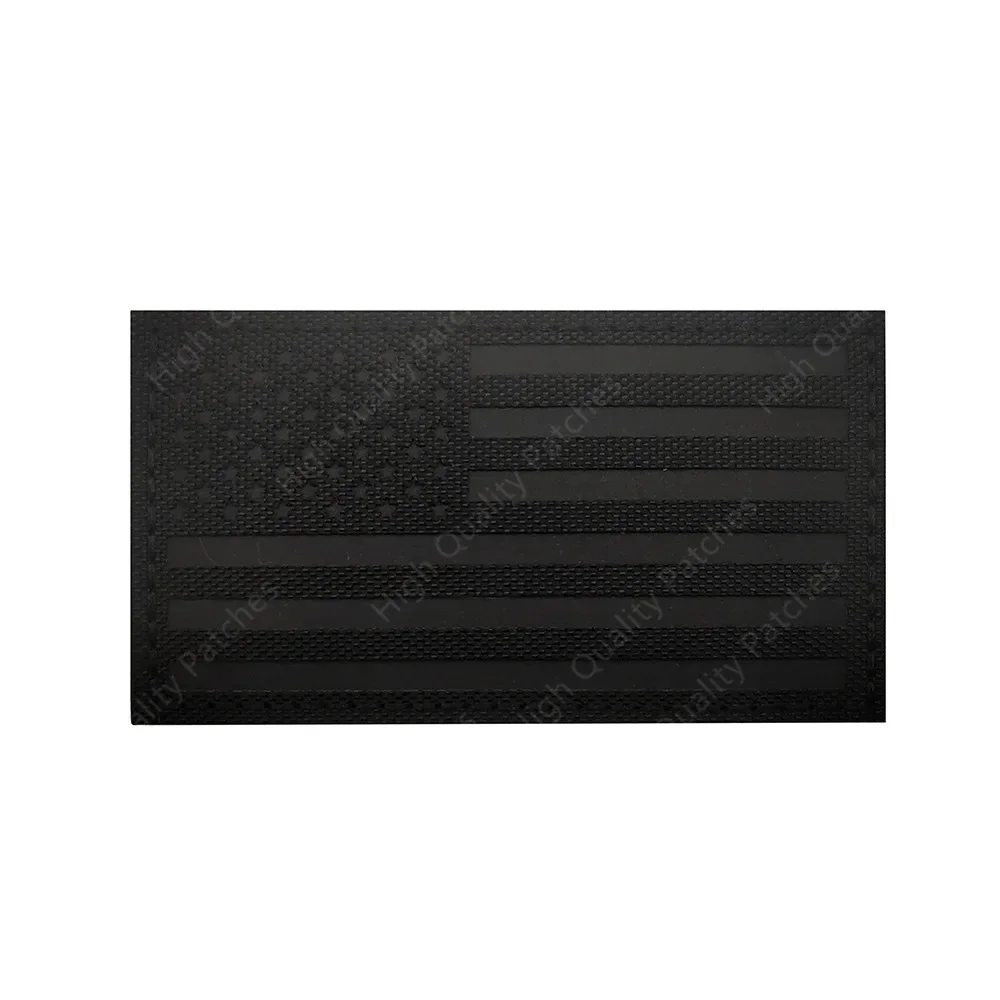 Toppe Ricamate Con Bandiera Americana Riflettente IR 3D Bandiere Degli