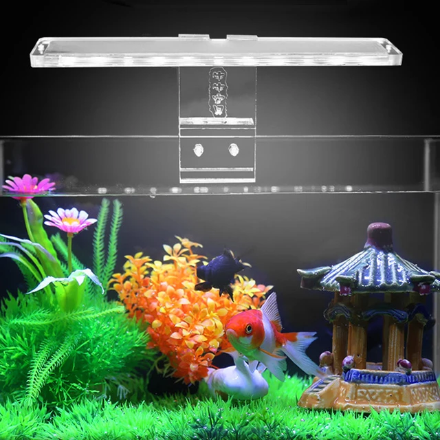 Hot Sale Fish Tank LED Light Aquarium Light Transparent Replacement Acrylic Clip-On Bracket Light Fish Tank LED Lamp 6