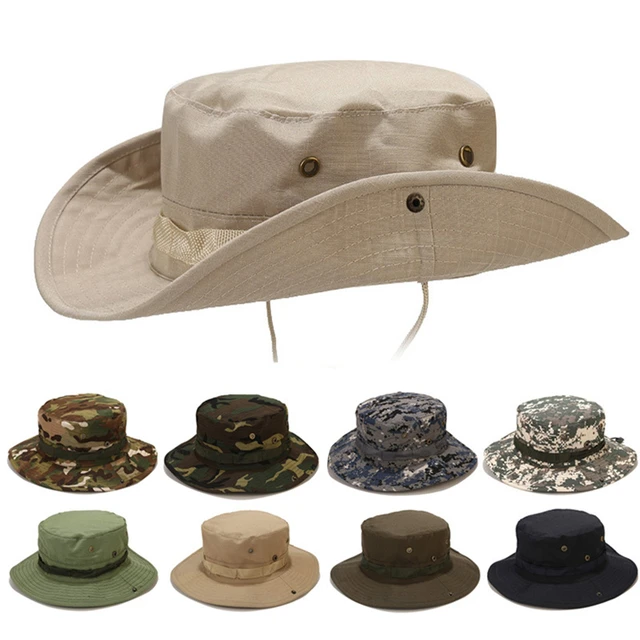 Summer Outdoor Men's Hat Uv Protection Breathable Fisherman's Wide