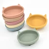 Baby Silicone Feeding Plate Silicone Sucker Bowl for Kids Waterproof Suction Bowl BPA Free Children's Dishes Kitchenware 3