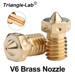 Premium Brass V6 3D Printer Nozzle - 0.6mm (2pcs)