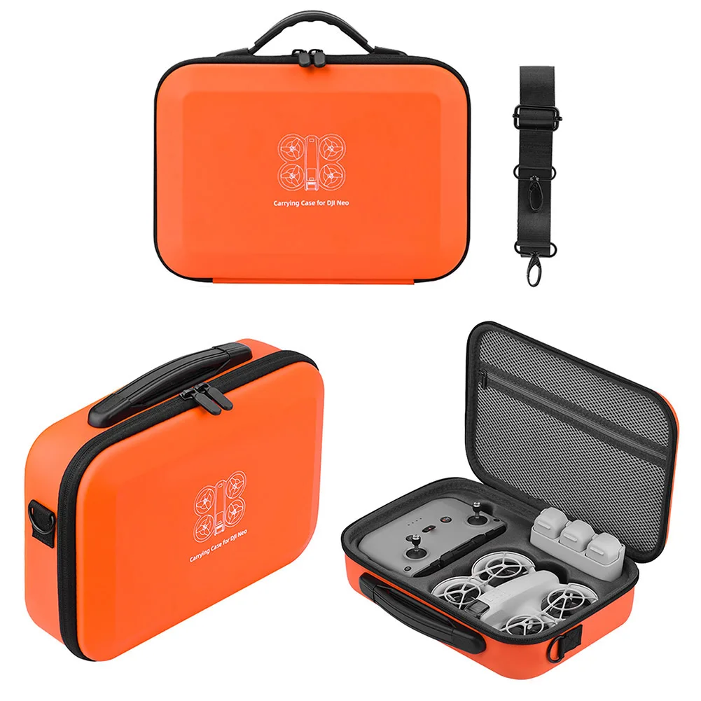 PU Hard Travel Storage Bag Shockproof Case Shell Handbag Waterproof Carrying Box Case for DJI NEO Drones Controller Accessories