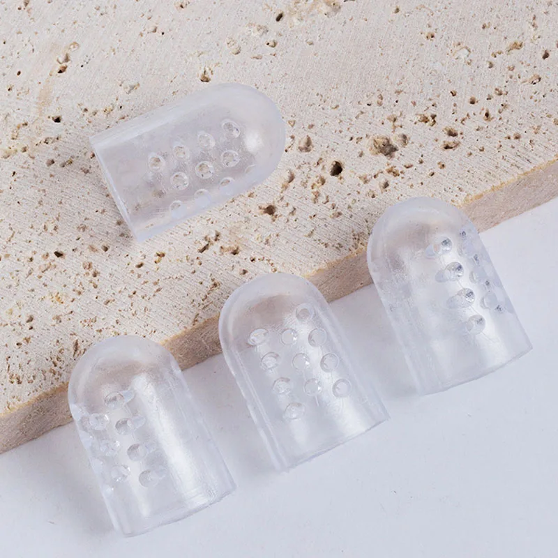 Tapas de silicona elásticas para dedos de los pies para mujer, Protector de tubo pequeño de Gel, antifricción, transpirable, cuidado de los pies, 40 piezas a 2 piezas