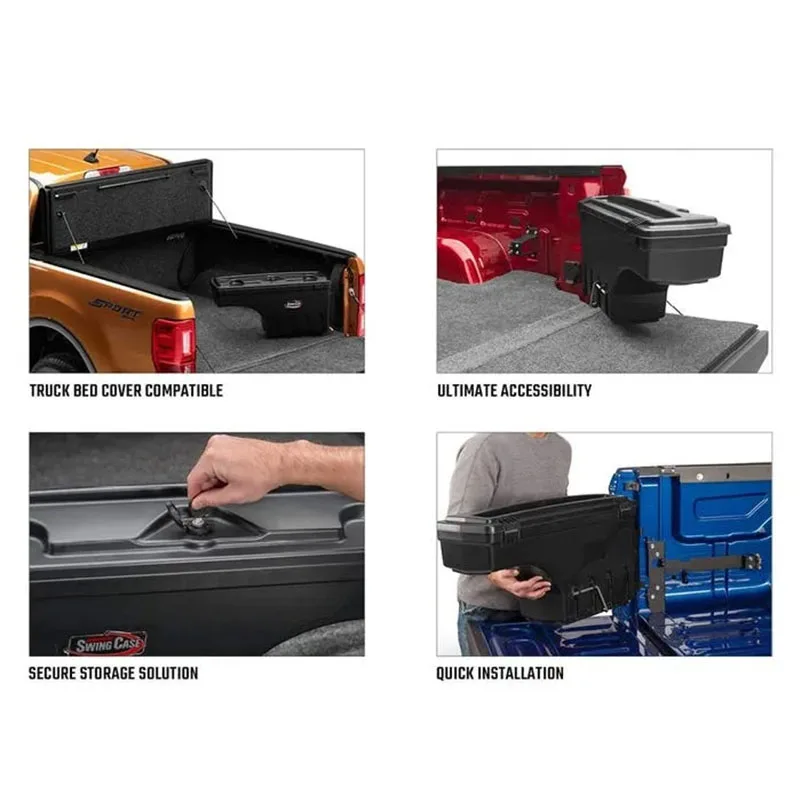 Toolbox Storage Tailgate Swing Case Storage Tool Box for Ford Ranger T8  2019-2022 Wildtrak 4x4 Car Accessories Styling 1PCS - AliExpress