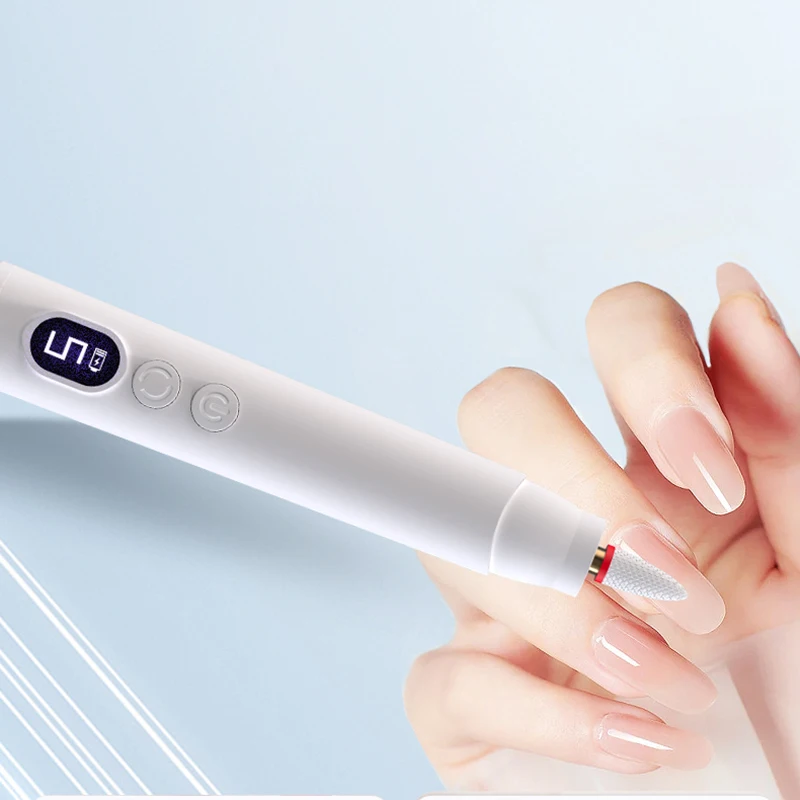 18000RPM 네일 드릴 펜, USB 네일 파일 연마 펜, 충전식 네일 드릴 머신, 휴대용 매니큐어 드릴 살롱 도구