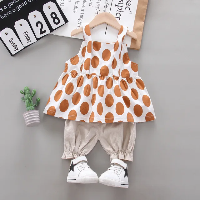 Summer Cute Cartoon 2PCS Kids Baby Girls Floral T-shirt Top Shorts Pants Set Clothes Girls Clothing Sets DaYuanDian-red