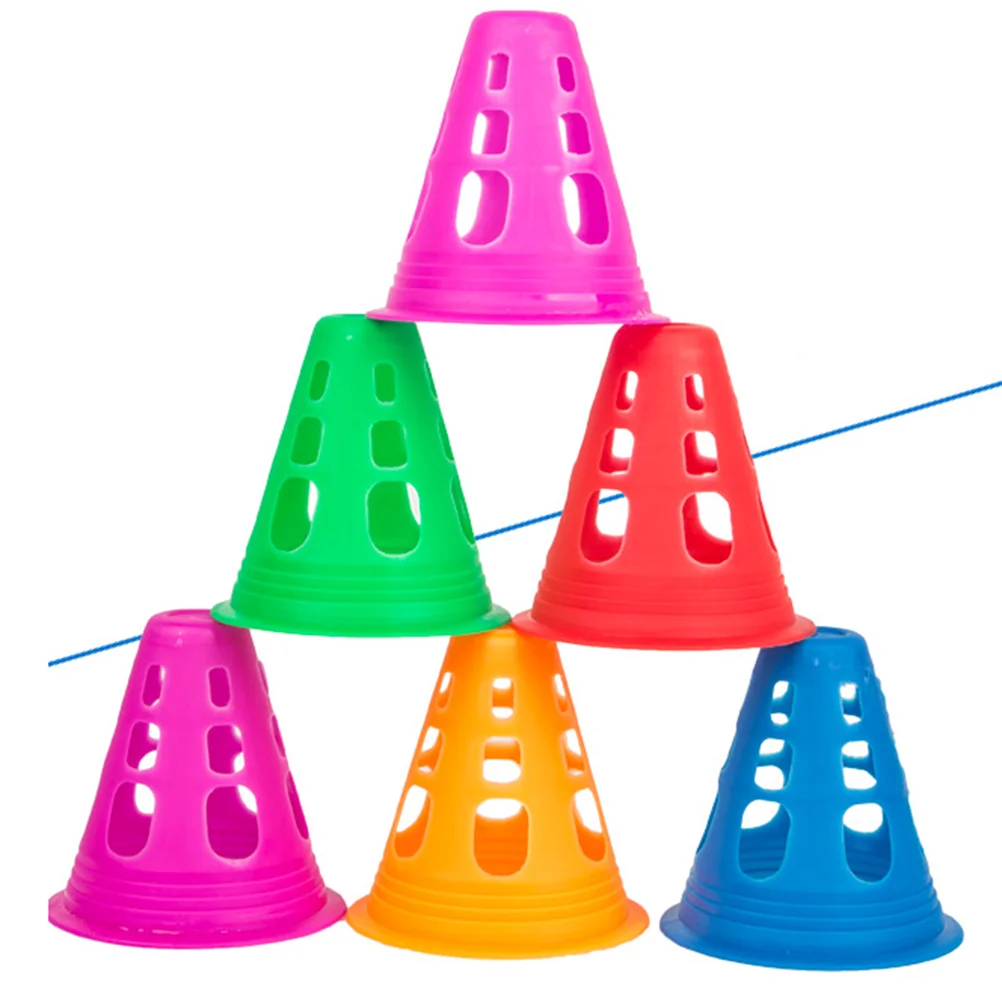 

10 Pcs Skates Roller Skating Cones Soccer Training Block Sports Obstacle Traffic Football