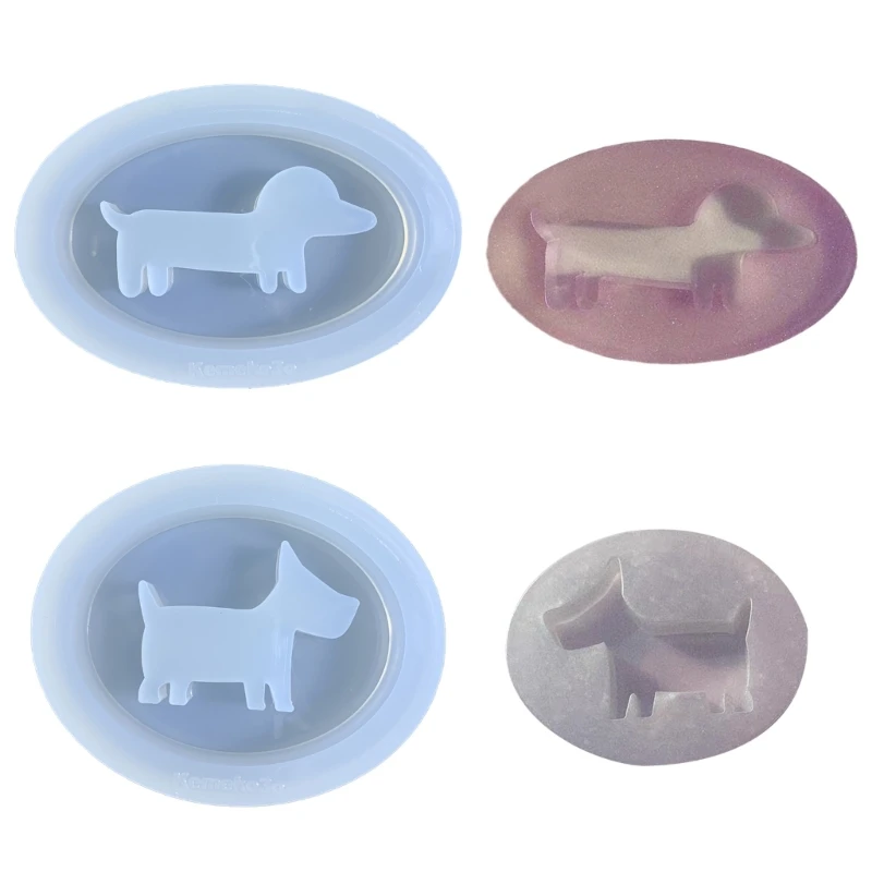 

A0KD Diy эпоксидная колбаса украшения для собак украшения формы падение клей силиконовые домашние формы