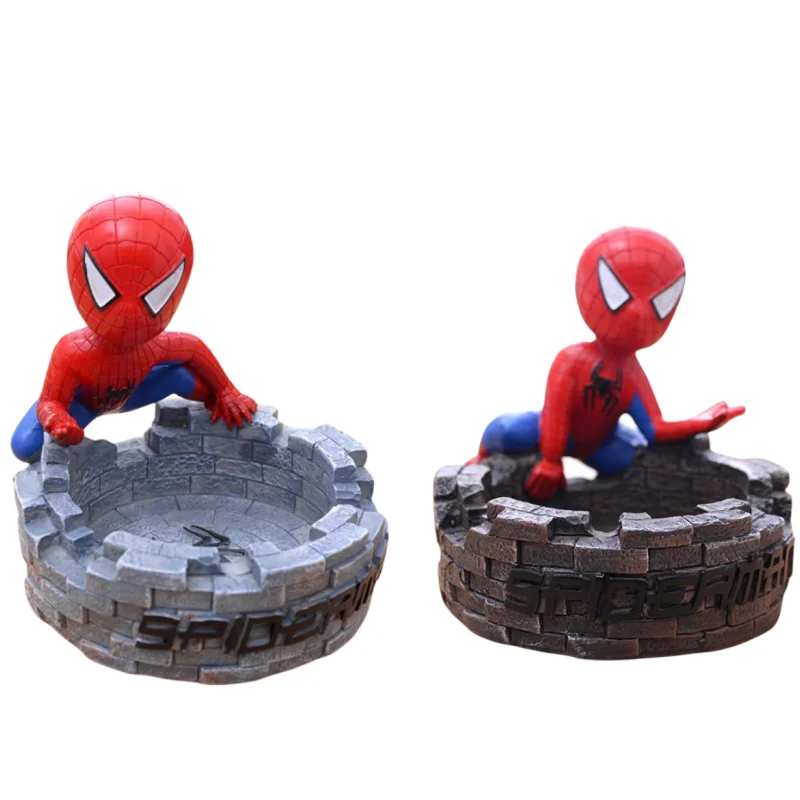 

Marvel animation peripheral Avengers Spider-Man ashtray home personalized ornaments creative trendy decorations holiday gifts