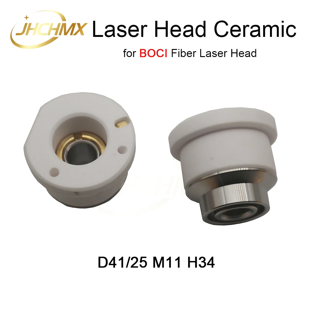 JHCHMX 레이저 세라믹 링 BOCI 노즐 홀더 D41 M11 레이저 커팅 헤드 용 원본 BLT310 BLT421S BLT6102H 부품