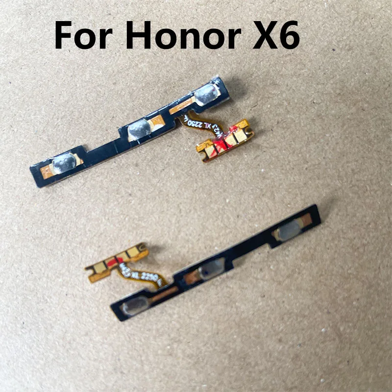 

10 шт. оригинальный гибкий кабель питания для Huawei Honor X6 кнопка включения/выключения громкости Замена гибкого кабеля
