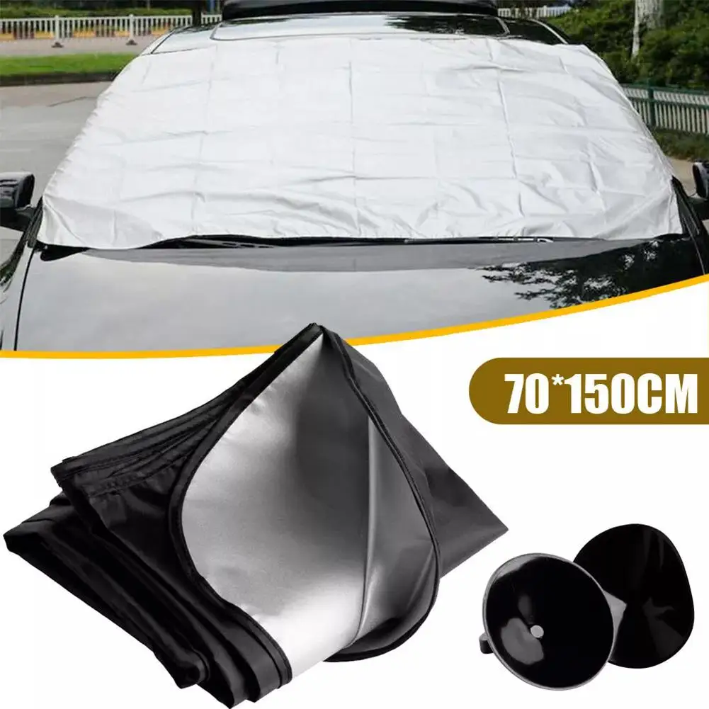 Winter Car Windshield Cover For Auto Front Windshield Anti-frost Snow Antifreeze Sunshade Dust Cover Protector Access
