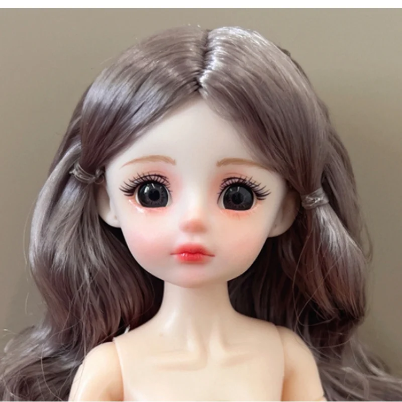 1 pieces Head for 30cm Girl Doll 1/6 Bjd Princess  Accessories Children Dress Up Toy Diy Only Head 3