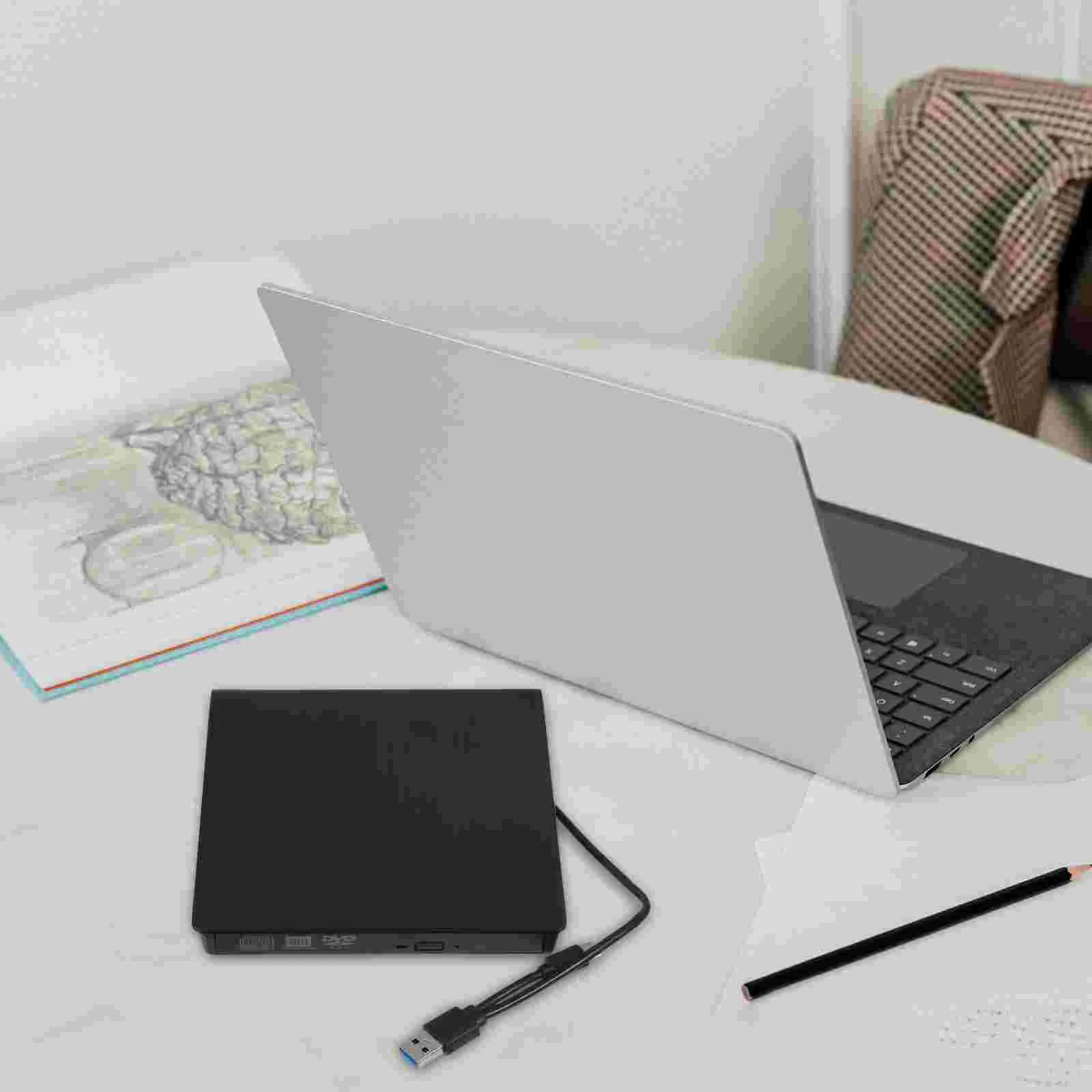External Dvd Drive Player for Laptop USB CD Turntable Record Computer Cases Burner