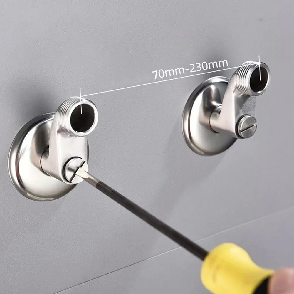 Shower Faucet Curved Foot Angle Valve Fittings Shower Pipe Bend Connector Bathroom Elbow Reducing Angled Joint Faucet 1 Pair