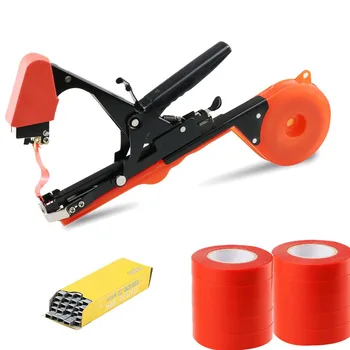 New Garden Tool Plant Tying Tapetool Tapener Machine Branch Hand Tying Machine Packing Vegetable Stem Strapping Pruning Tool Set