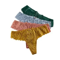 Femmes Sexy sous-vêtements en dentelle Lingerie culotte string brève string femmes culottes 2