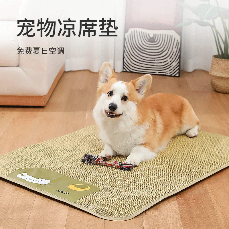 

Summer Pet Mat Dog Nest Cooling and Heat Relieving Cat Ice Cushion Pet Nest Durable and Scratch-resistant Sleeping Mat Cat Nest