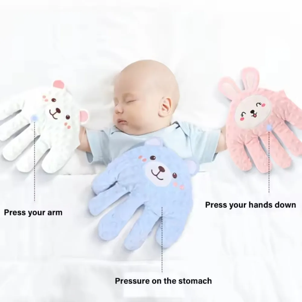 Baby Soothing Palm Sleep Nursing Pillow Newborn Heated Electric Remote Control Simulated Palm Slapping Toy Sleep Pad Babies Care 3
