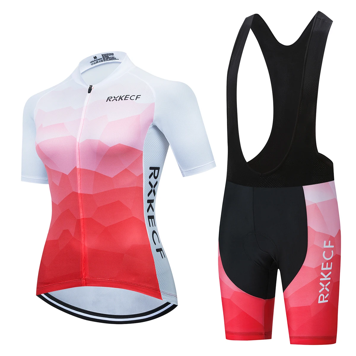 RXKECF Pro 2023 Woman Short Sleeve Cycling Jersey Set Sports Outfit Bike Clothing Kit Mtb Maillot Cyclist Bicycle Clothes 2