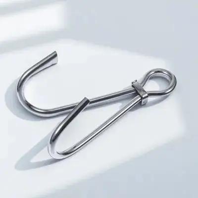 1Pcs 다이빙 더블 후크 316 스테인레스 드리프트 후크 고강도 안전 수중 스쿠버 장비 다이빙 장비