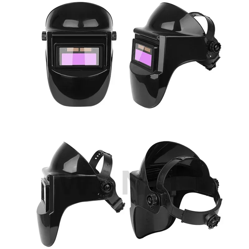 New Portable Electric Welding Protective Face Shield Solar Auto-Darkening Argon Arc Welding Head-Mounted Face Protective Helmet