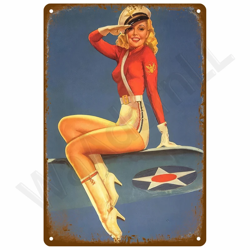 Schlafzimmer Metallschilder Retro Metallplatte Poster Wandkunst Wandbild Vintage Raumdekoration Home Decor Artikel Blechschilder Ästhetische Männer – Detail 34