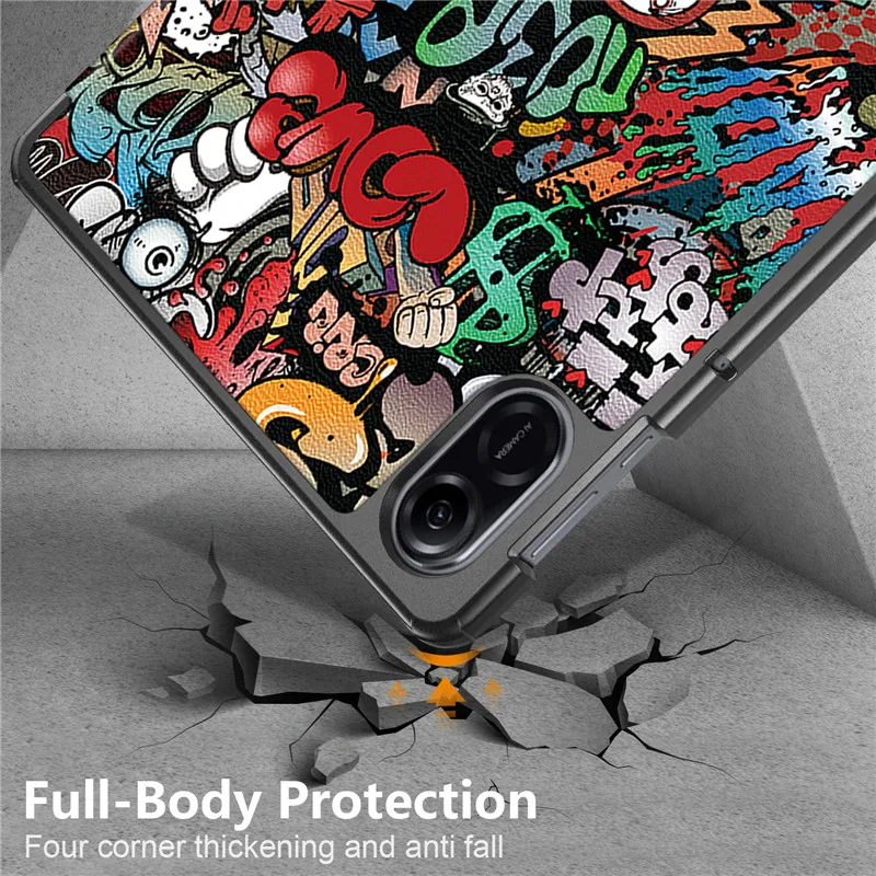 Cute Painted Shockproof Hard pc Back Case para Huawei Tablet Case Unicórnio Cat Honor Pad x9 x8 Pro x8 Pro - Imagem 2
