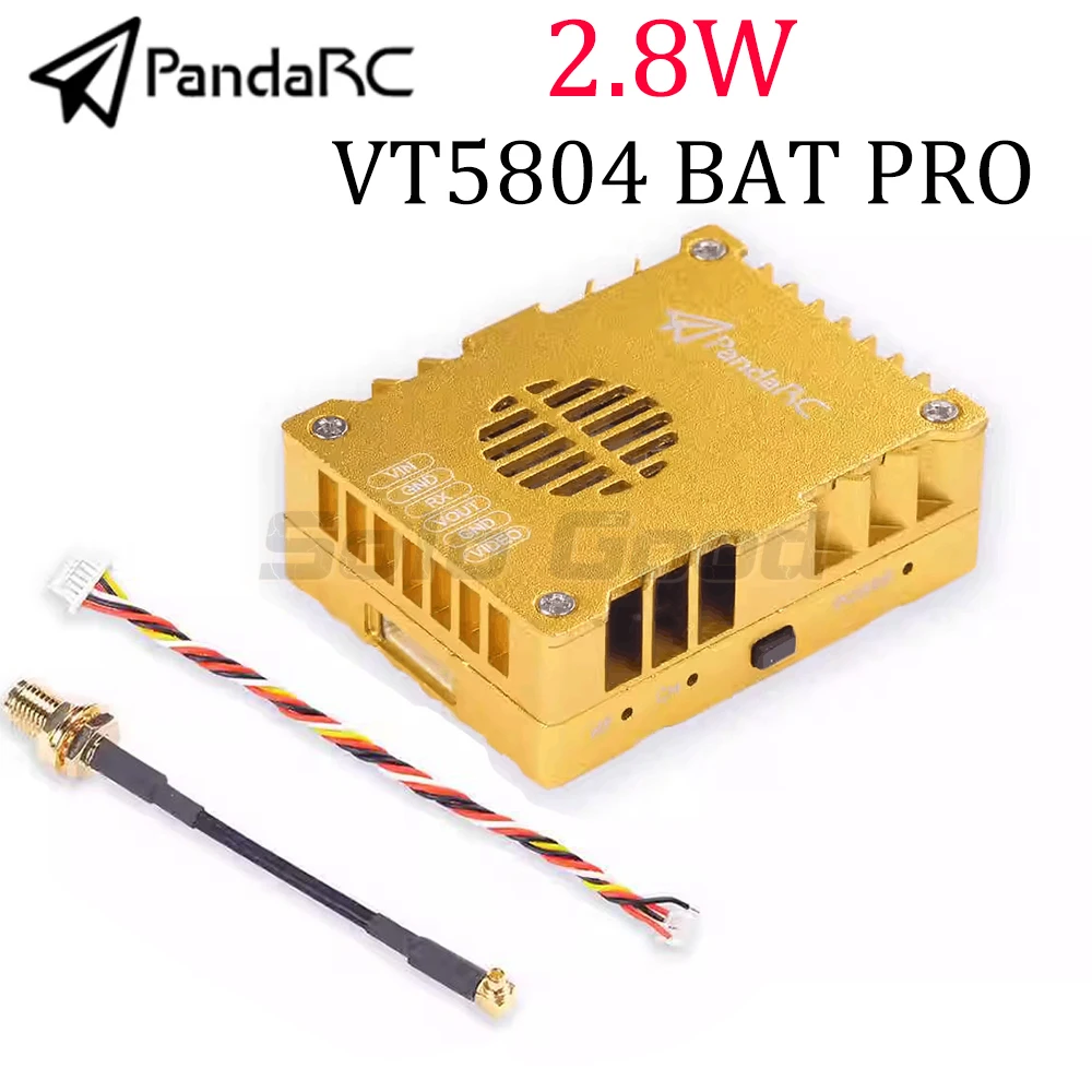 モーターヘッド・ウォ～ピッグ立体バッヂ PandaRC VT5804 BAT PRO 2.8W VTX 4.9Ghz 5.8G 6Ghz Adjustable Video