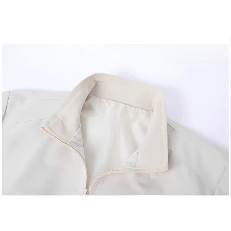 남성 클래식 비즈니스 재킷 윈드브레이커 지퍼 재킷 턴다운 칼라 가을 남성 정장 트렌치 코트 봄 남성 의류