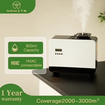 Namste-물이 없는 에센셜 오일 디퓨저 800ml, 가정용 전기 냄새, 스마트 타이밍 향수 디퓨저, 호텔 공기 청정기 장치