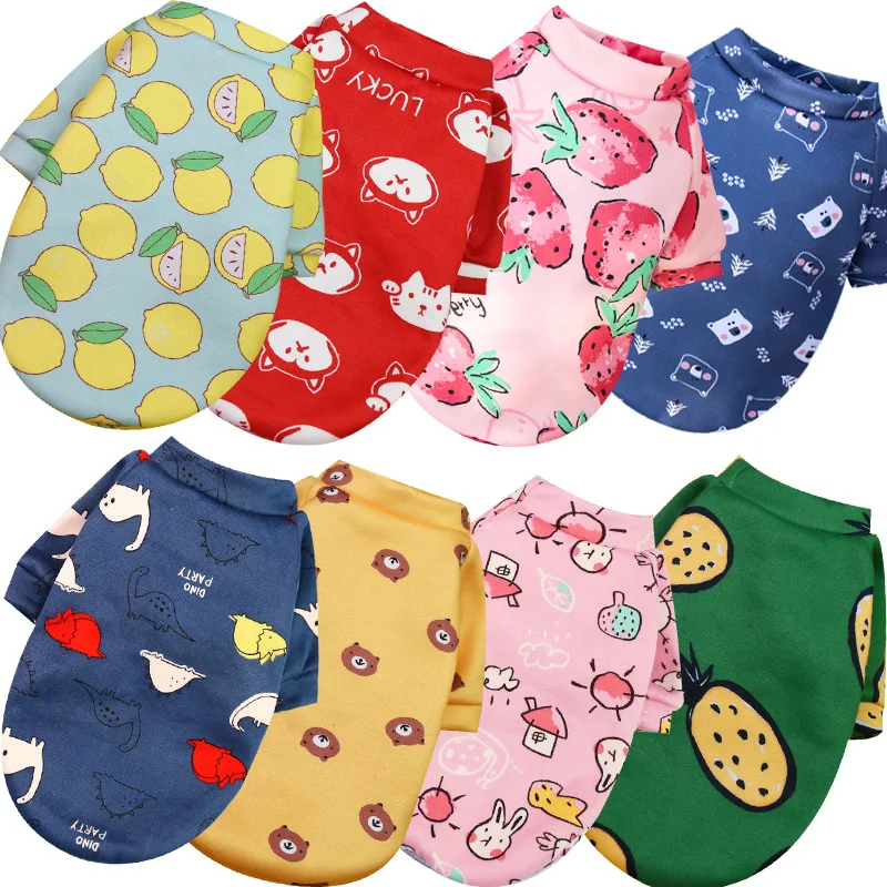 

Dog Sweater Puppy Clothes Soft Dog Outfits Winter Pet Fleece Sweater Warm Pet Shirt with Lovely Design for Dog for Spring Autumn